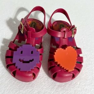 Mini Melissa Emoji Sandals Toddler Sandals size US 7